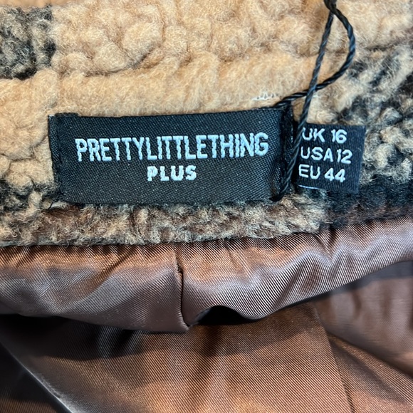 Pretty Little Thing PLUS | Size 12 | Brown - Picture 10 of 14